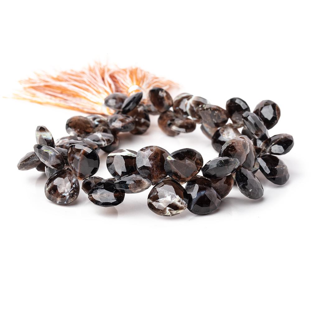 8-10mm Rapid City Jasper Faceted Heart Beads 8 inch 52 pieces