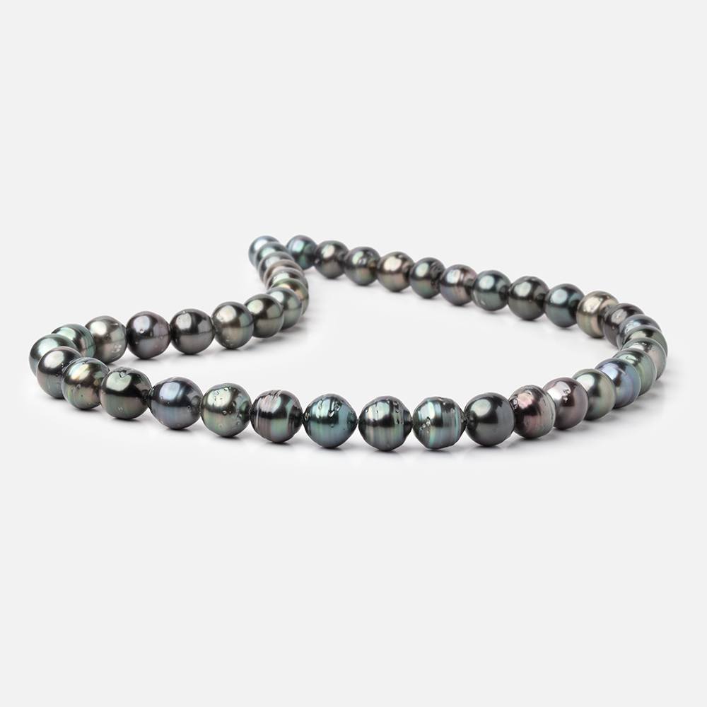 8-10mm Tahitian Saltwater Pearl Beads 16 inch 43 pieces AA
