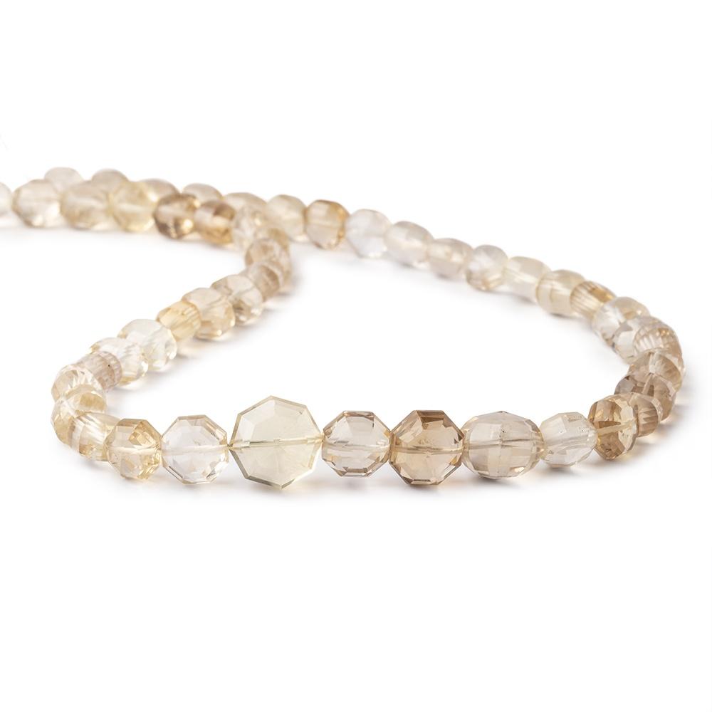 8-13mm Multi Gemstone Faceted Octagon Beads 16 inch 48 pieces