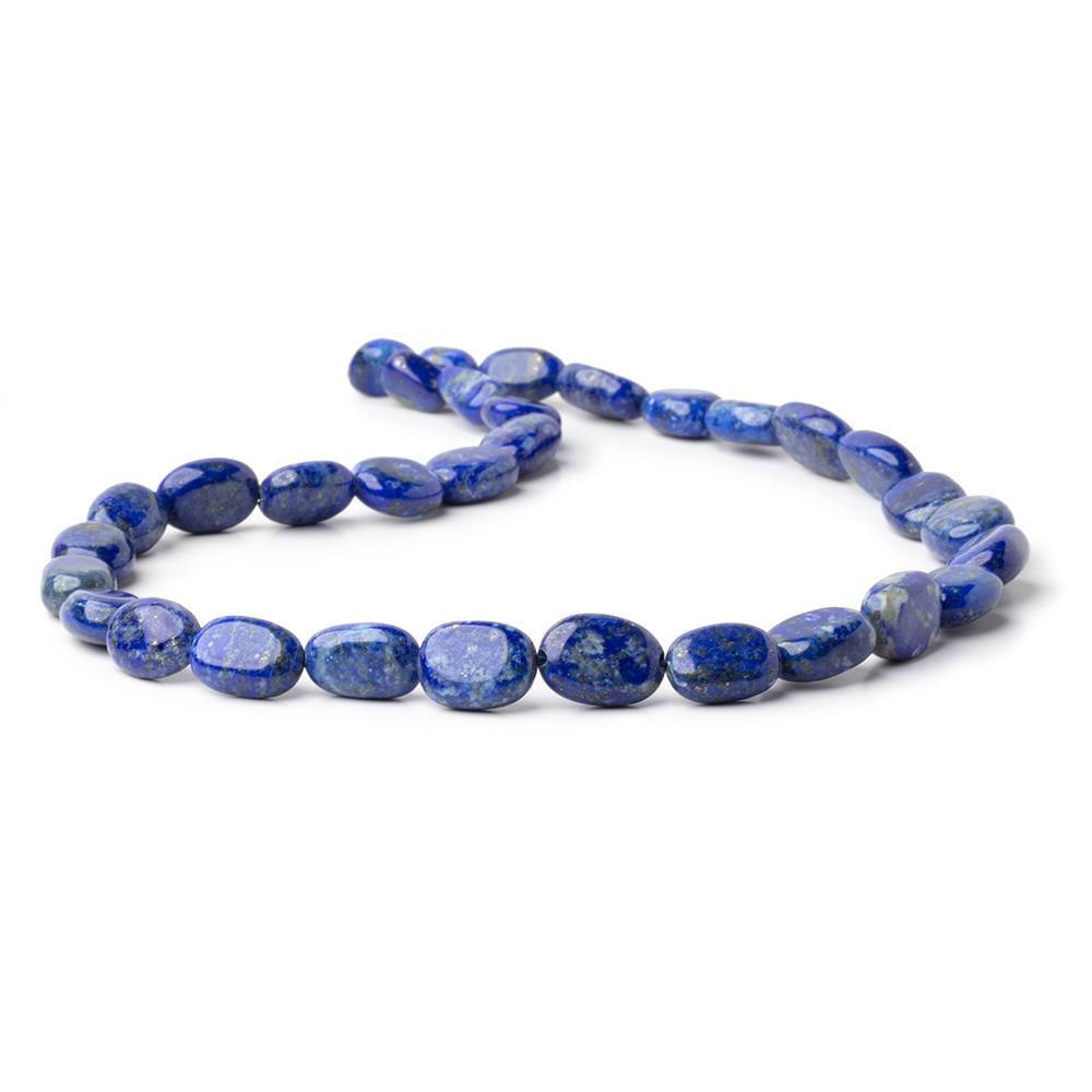8-14mm Lapis Lazuli Plain Nugget Beads 16 inch 30 Beads 1mm Hole