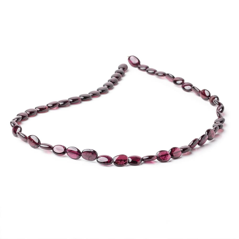 8-9mm Rhodolite Garnet Plain Nugget Beads 16 inch 44 pieces