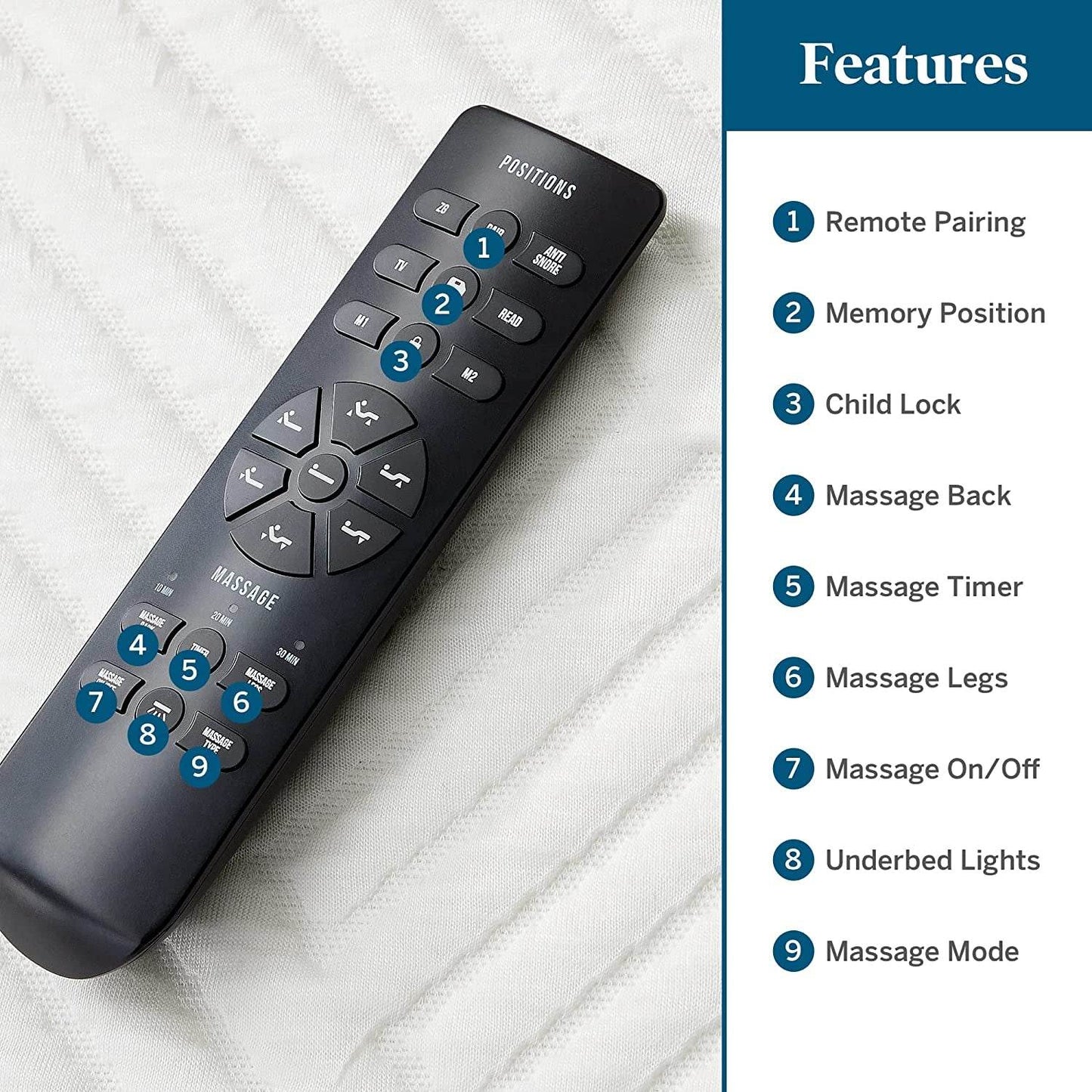 L600 Twin XL Adjustable Bed Base with Zero Gravity, Bluetooth, Massage, USB Ports & App Control