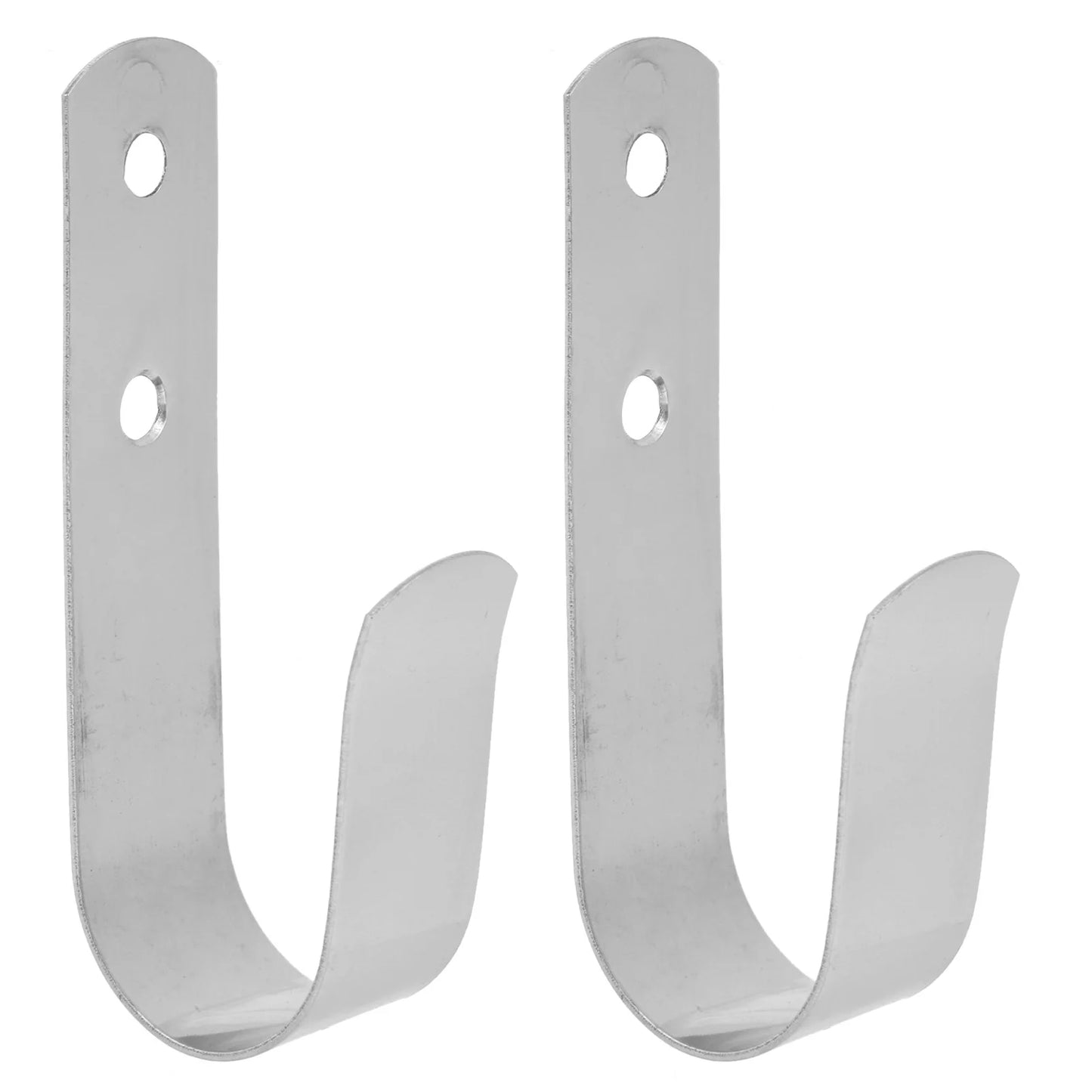 J Hook Bracket Rustproof Rugged Stainless Steel Smooth Versatile J Hook Hangers for Boats Yachts Rvs