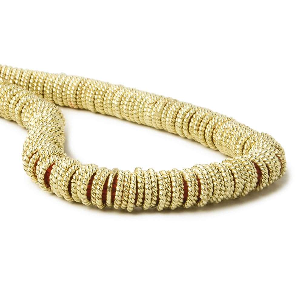 8mm 14kt Gold Plated Copper Jumpring 8 inch 145 pieces