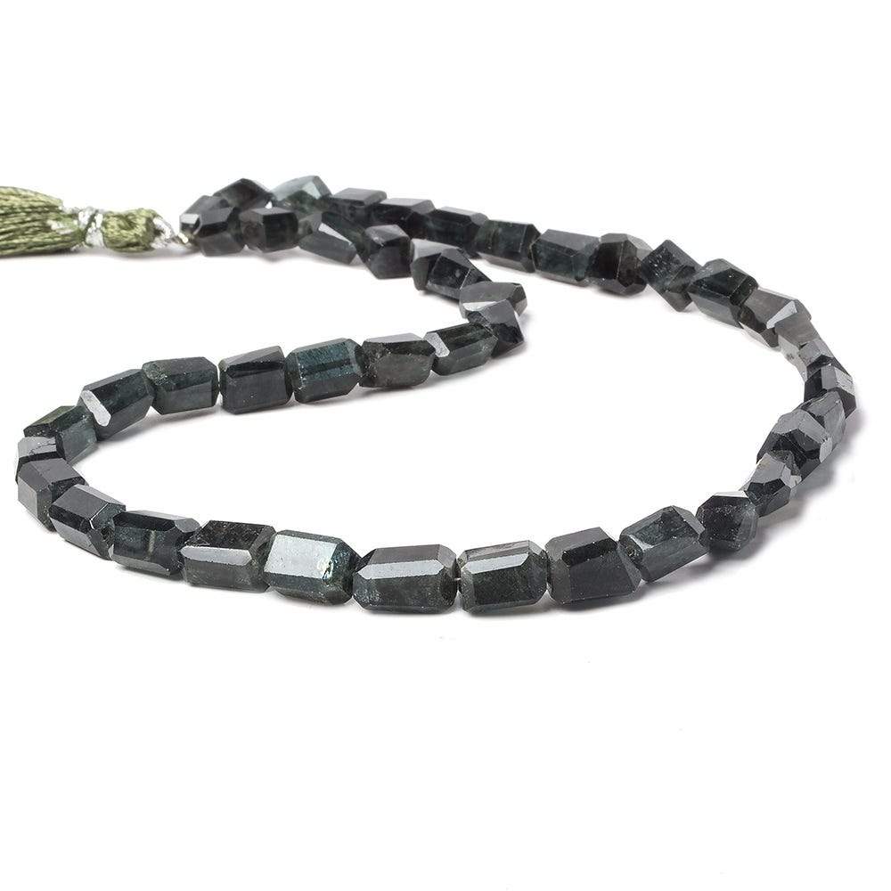 8x5-11x8mm Moss Aquamarine faceted nugget beads 15 inch 44pieces