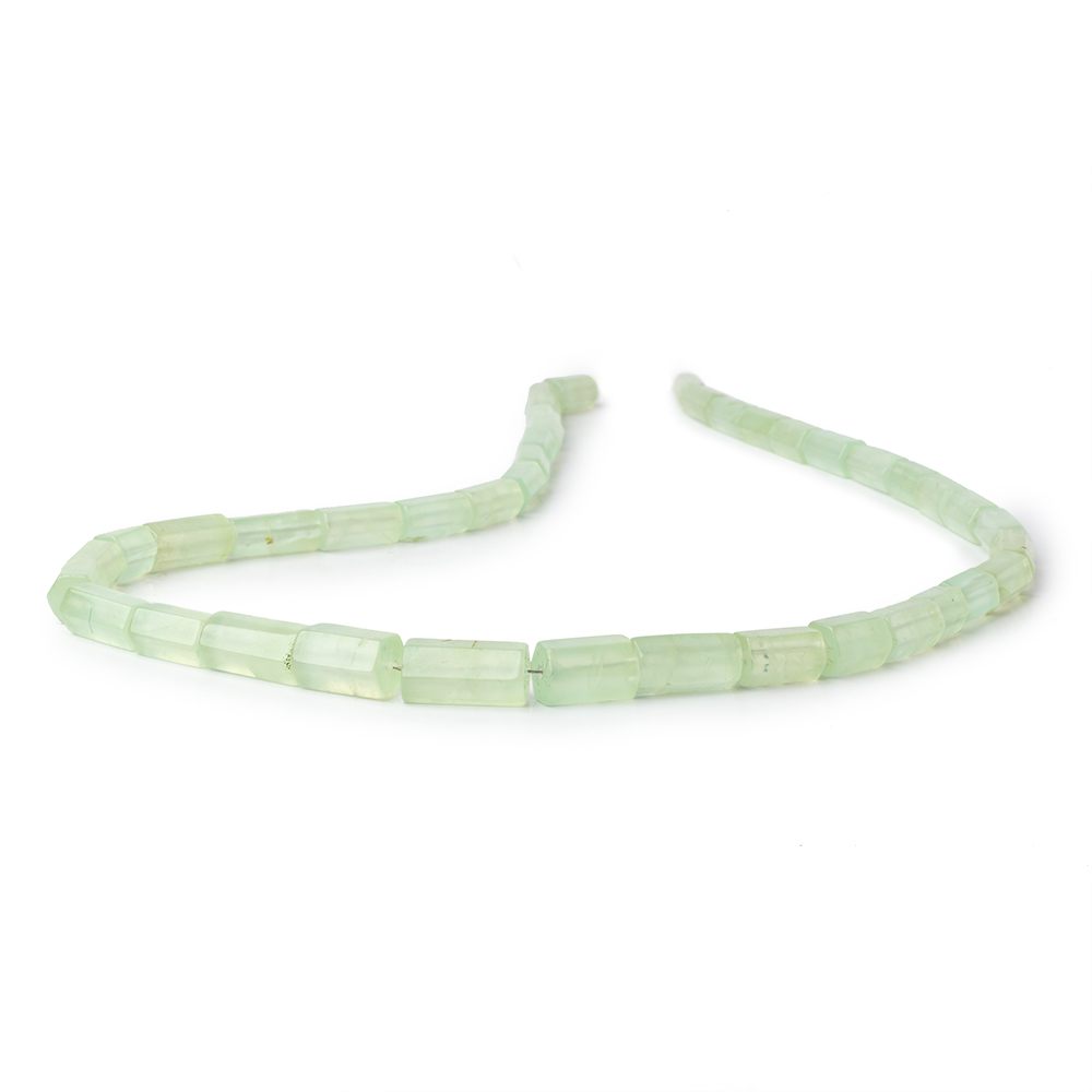8x5-15x7mm Prehnite Faceted Tubes 17.75 inch 40 pieces