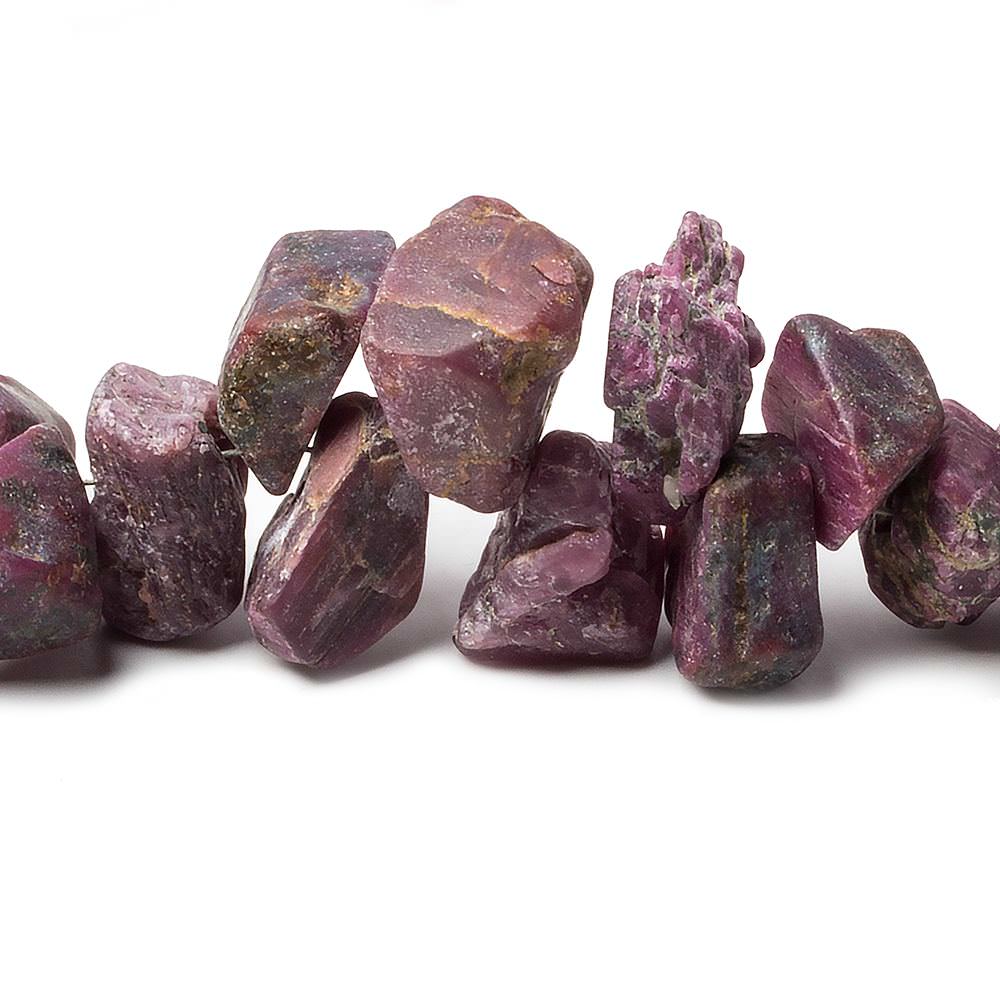 8x5x3-16x14x10mm Ruby Beads Unfaceted Natural Crystal 15 inch 100 pcs