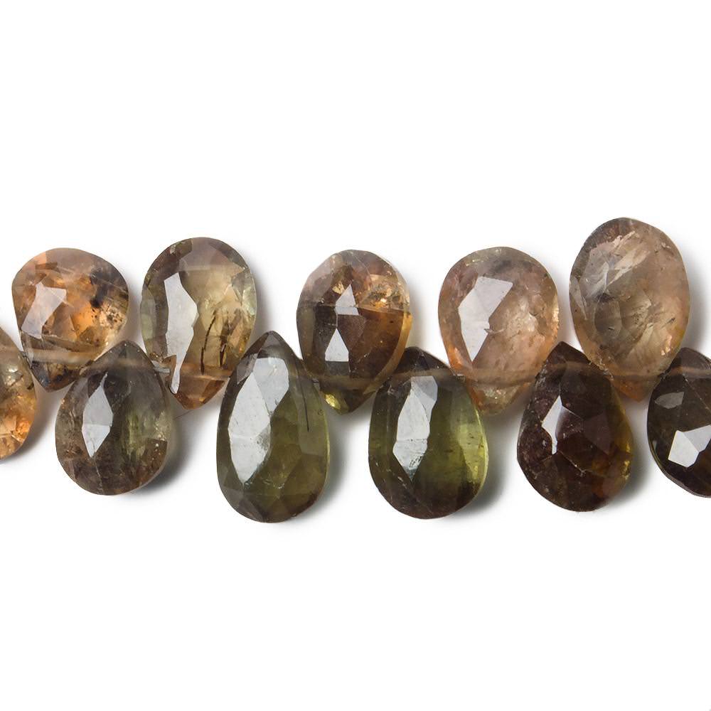 8x6-10x6mm Andalusite Beads Pear Briolette 8 inch 54 pieces