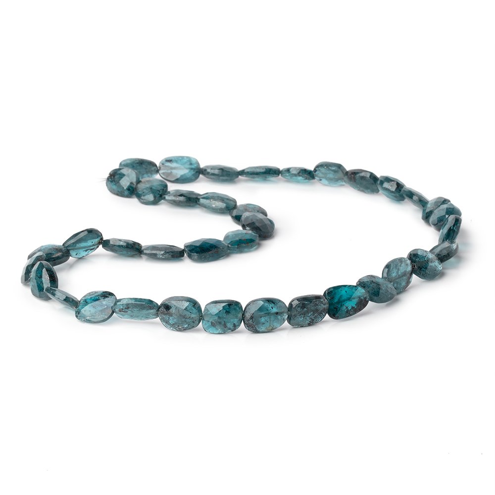 8x6-11x8mm Indigo Kyanite Faceted Nugget Beads 16 inch 38 pieces AA