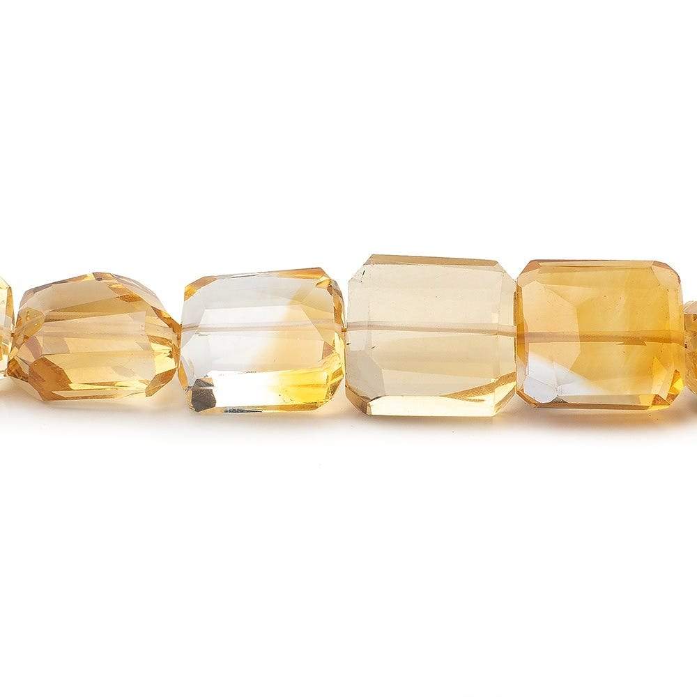 8x7-14x12mm Citrine Faceted Nugget Beads 16 inch 33 pieces