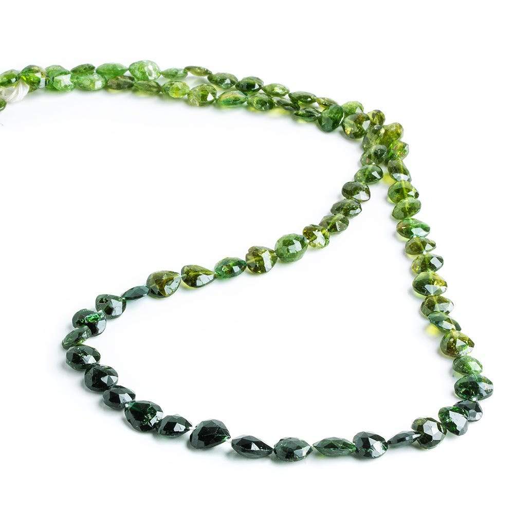 8x8mm Chrome Tourmaline Straight Drill Heart