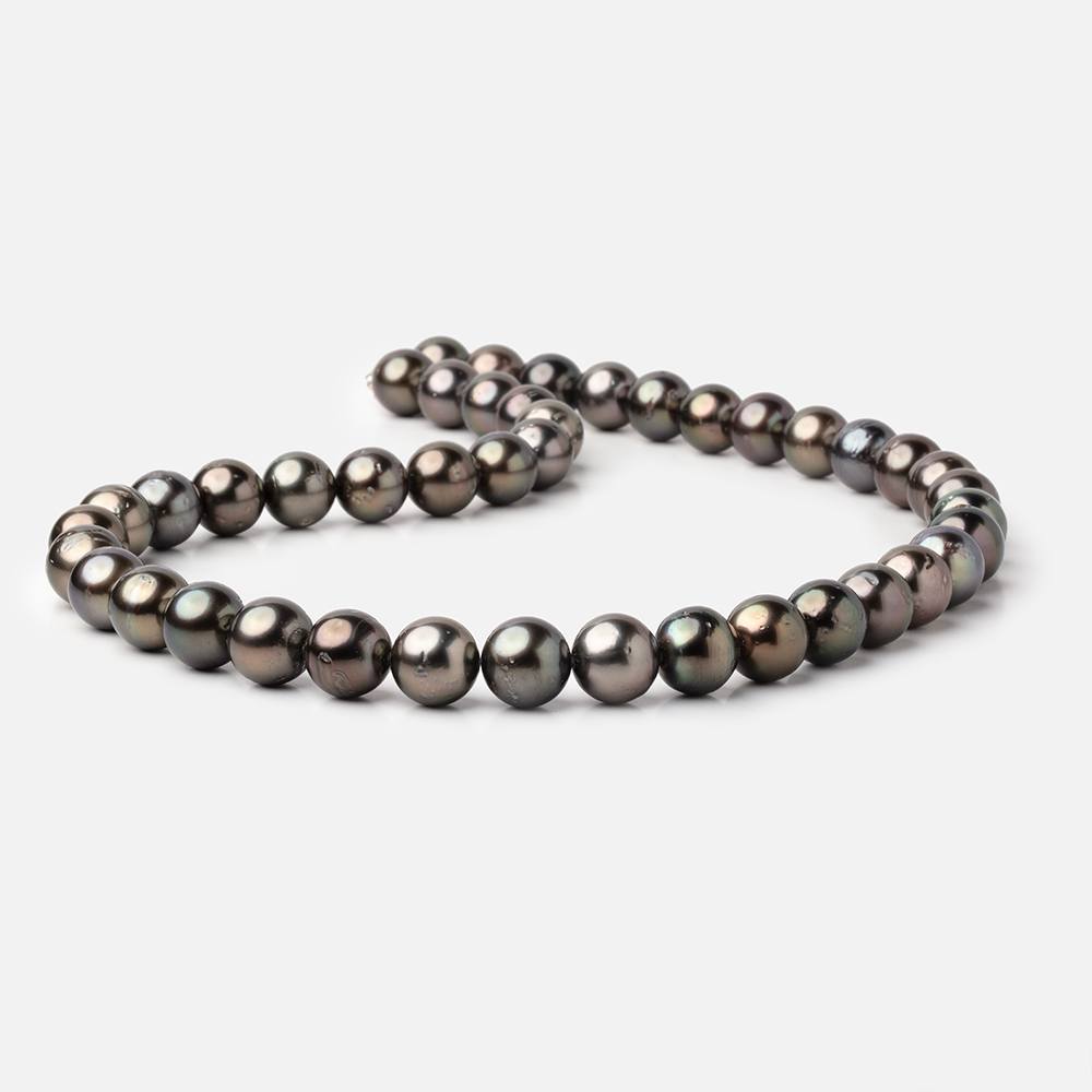 9-10mm Tahitian Saltwater Pearl Beads 16 inch 43 pieces AA