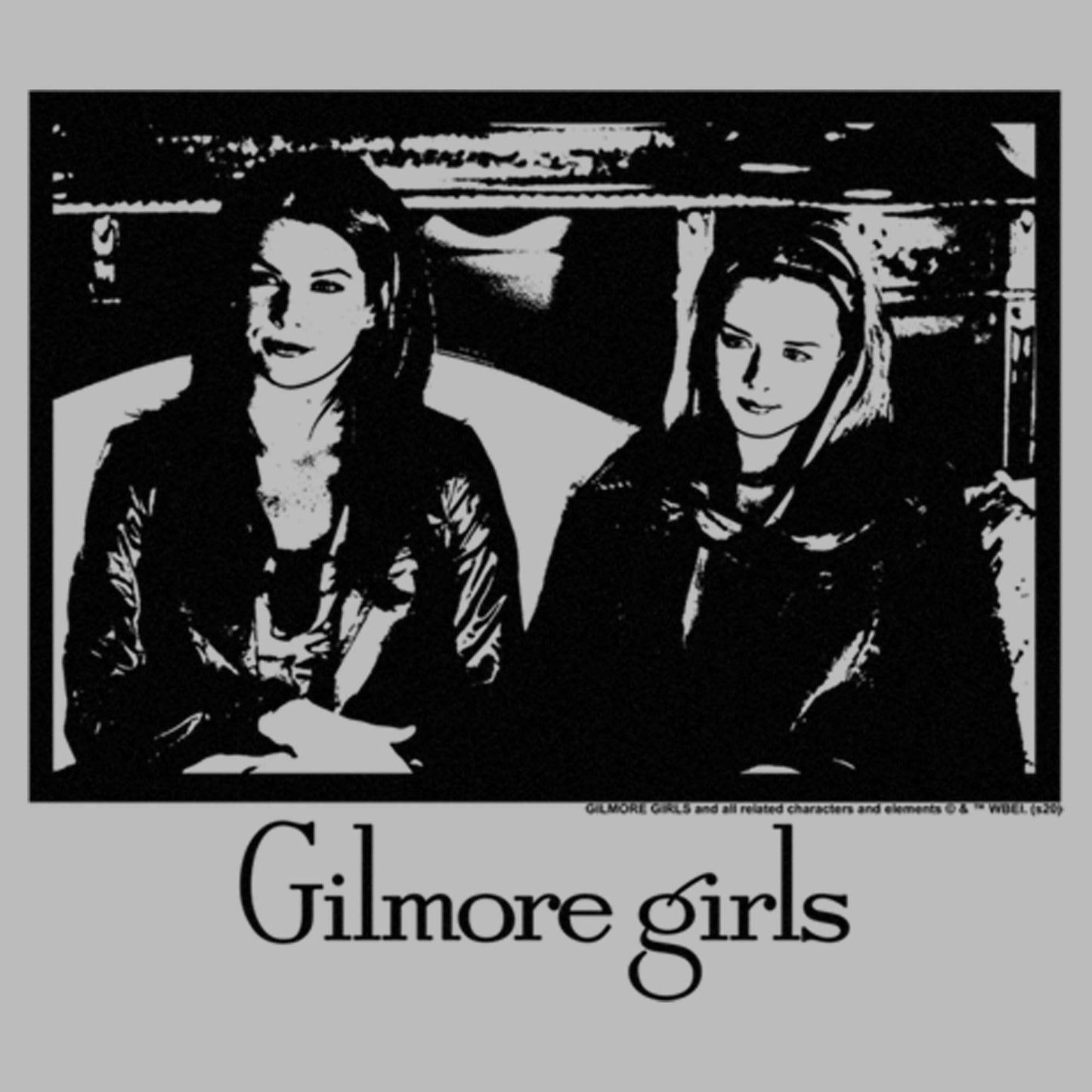 Men's Gilmore Girls Portrait Graphic T-Shirt for Fans