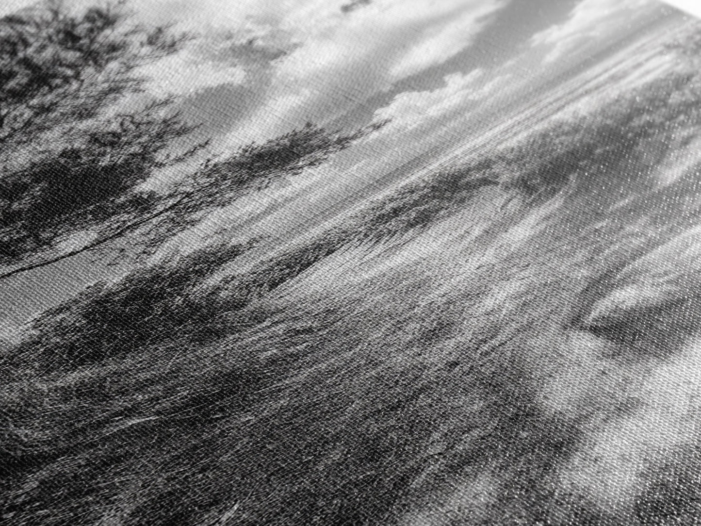 Coastal Nature Trail, Ocean Path View, Tranquil Landscape, Framed Canvas Print, Beach House Art, Bathroom Wall Art, Game Room Wall Art