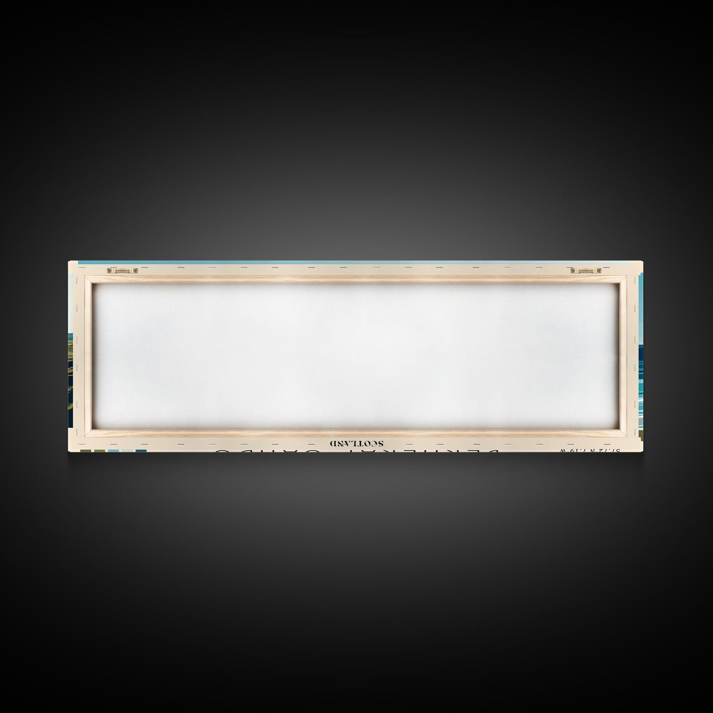 Berneray Sands, Scotland Panoramic Print, Vacation Gift, Scotland Wall Art, Beach Painting, Beach Decor, Large Wall Art, Wood Frame Art
