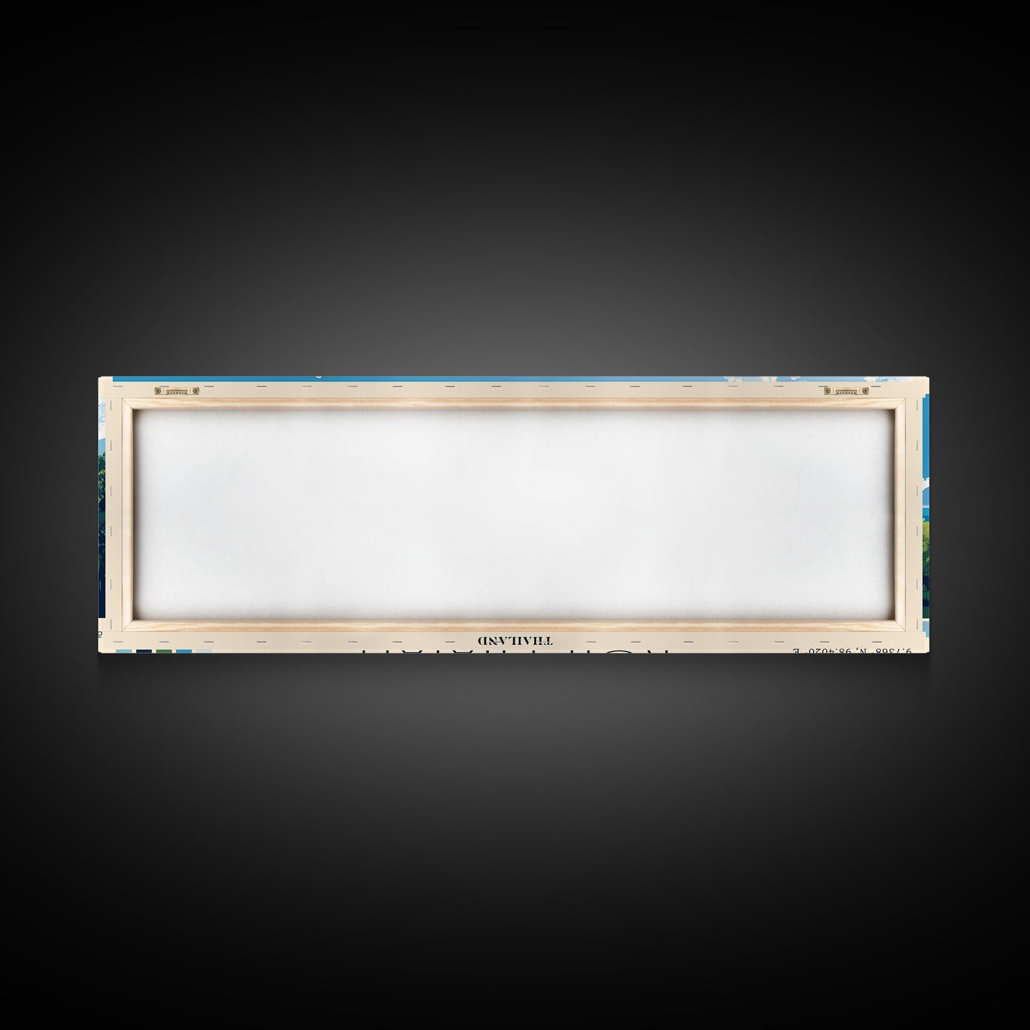 Koh Phayam, Thailand Panoramic Print, Vacation Gift, Thailand Wall Art, Beach Painting, Beach Decor, Beach Or Lakehouse Art