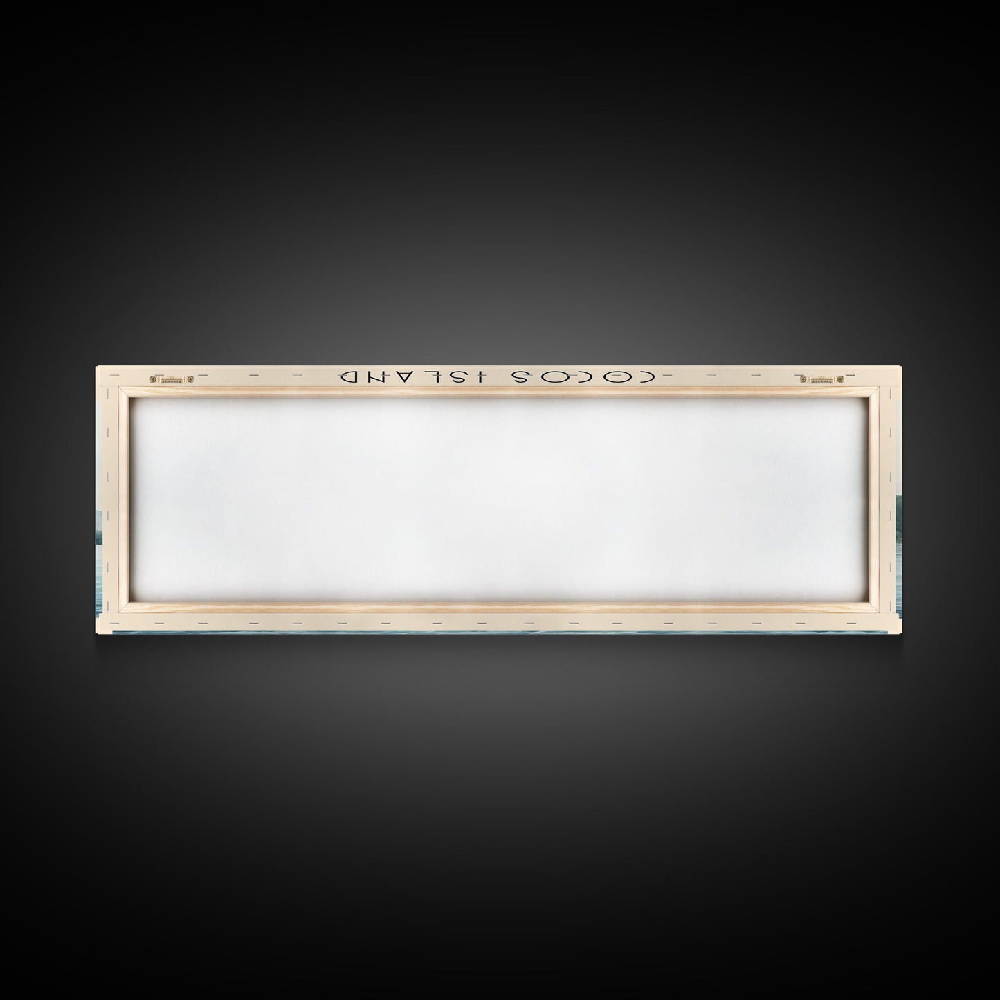 Cocos Island COUNTRY | Framed Travel Poster Canvas Print | Trendy Wall Art | Watercolor Painting | Living Room Art | Unique Art