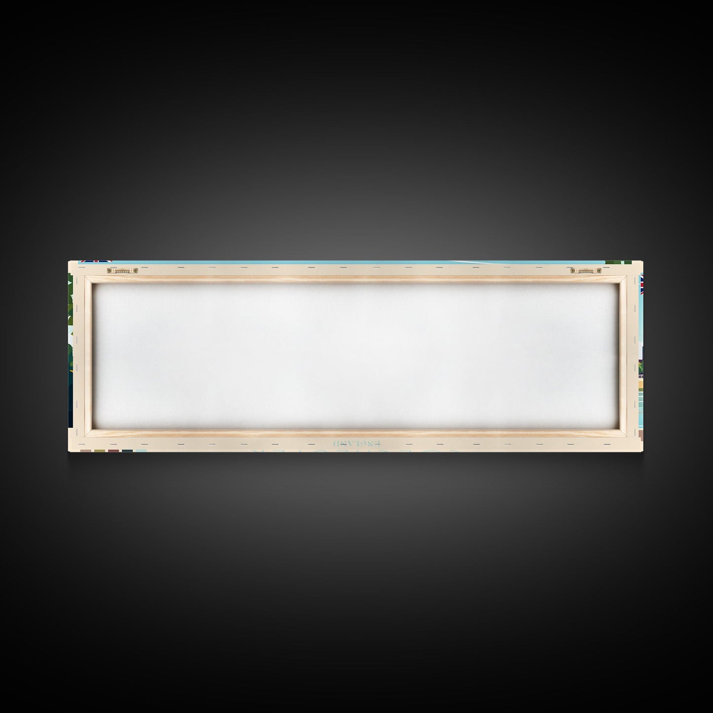 Colchester, England Travel Poster Panoramic Canvas Print, Colchester, England Painting, England Art, Colchester Travel Art, Guest Room Painting