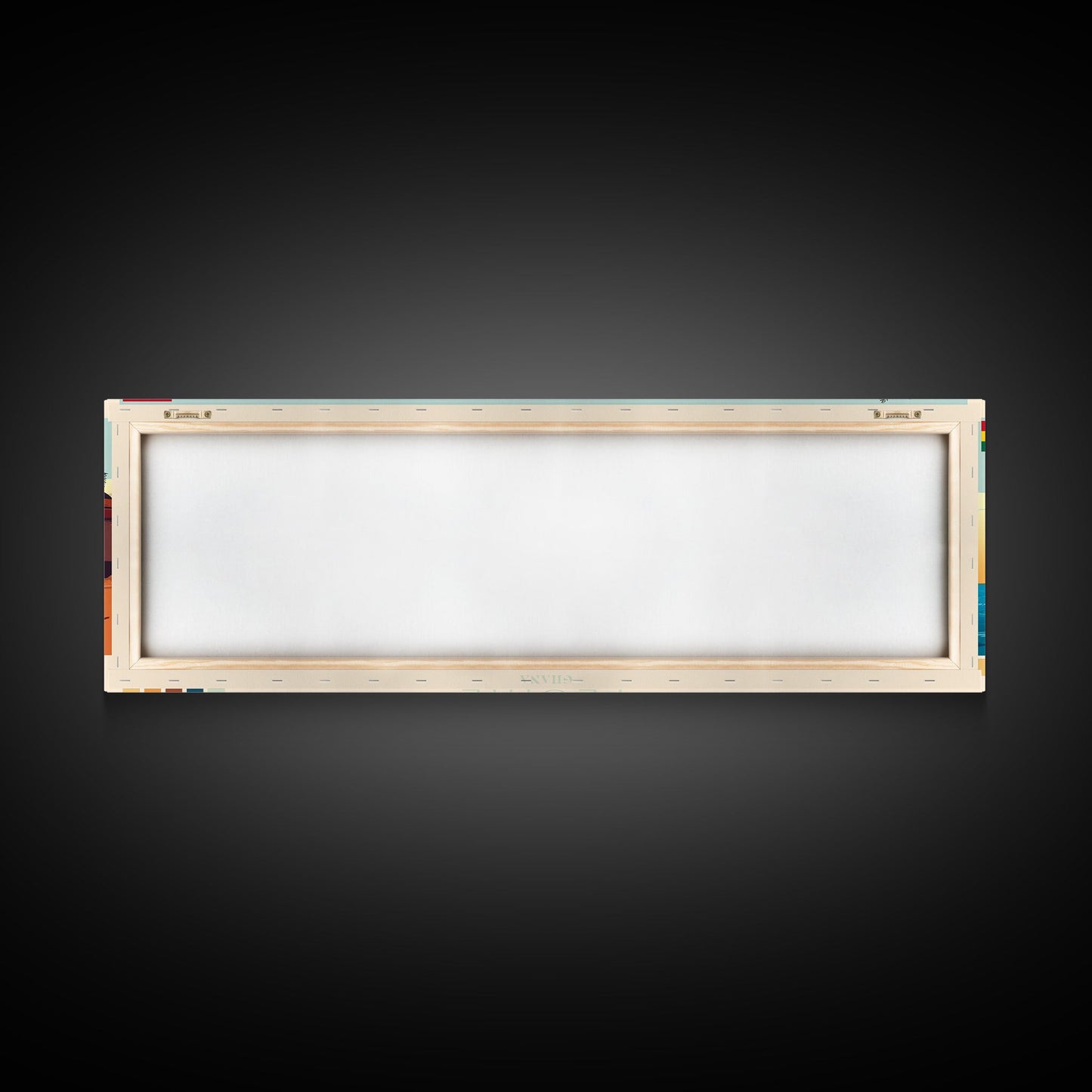 Teshie, Ghana Travel Poster Panoramic Canvas Print, Teshie, Ghana Painting, Ghana Art, Teshie Travel Art, Guest Room Painting