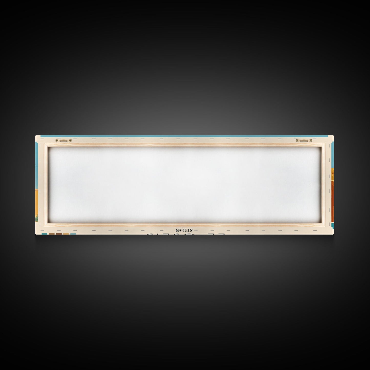 El-Obeid, Sudan Panoramic Canvas Print, El-Obeid, Sudan Painting, Sudan Art, El-Obeid Travel Poster, Travel Art, Vacation Gift