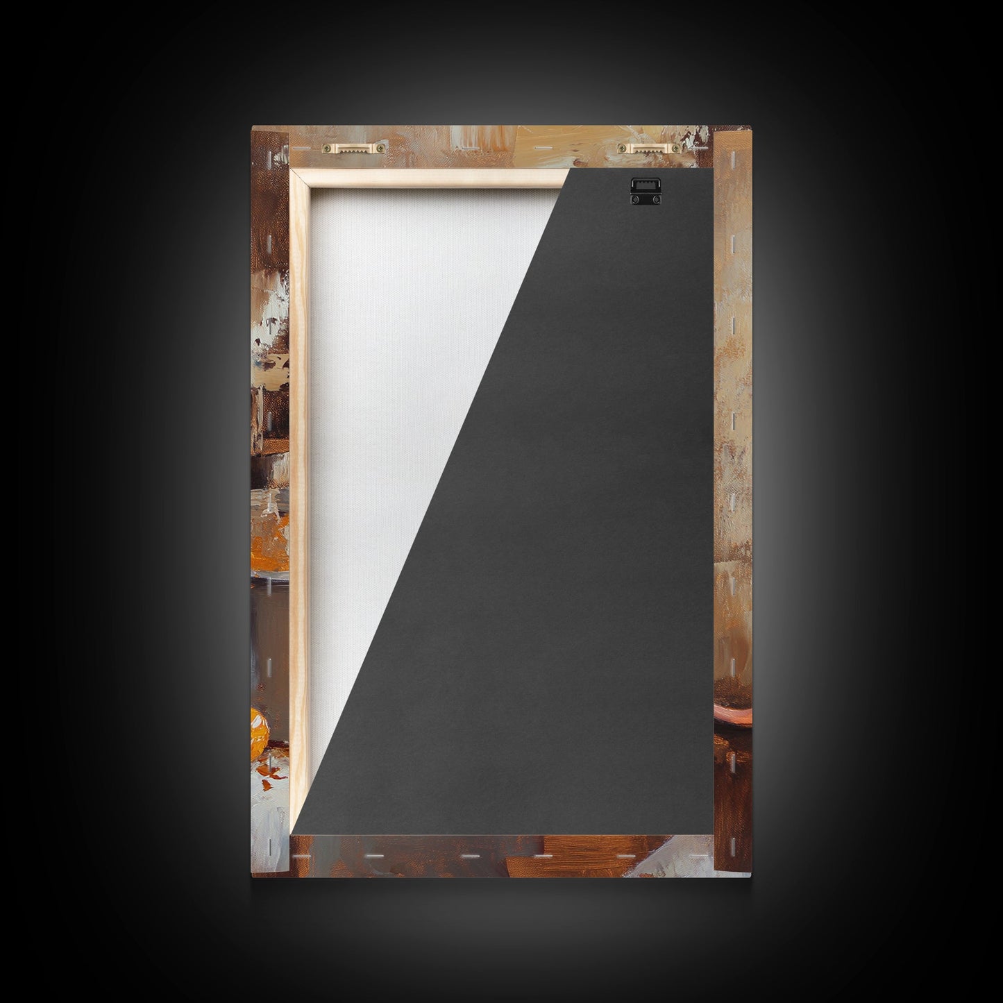 Rats with Jobs, Framed Canvas Print, Rat Painting, The Rat Chef, Cute Rat Home Decor, Rat Cooking Stew