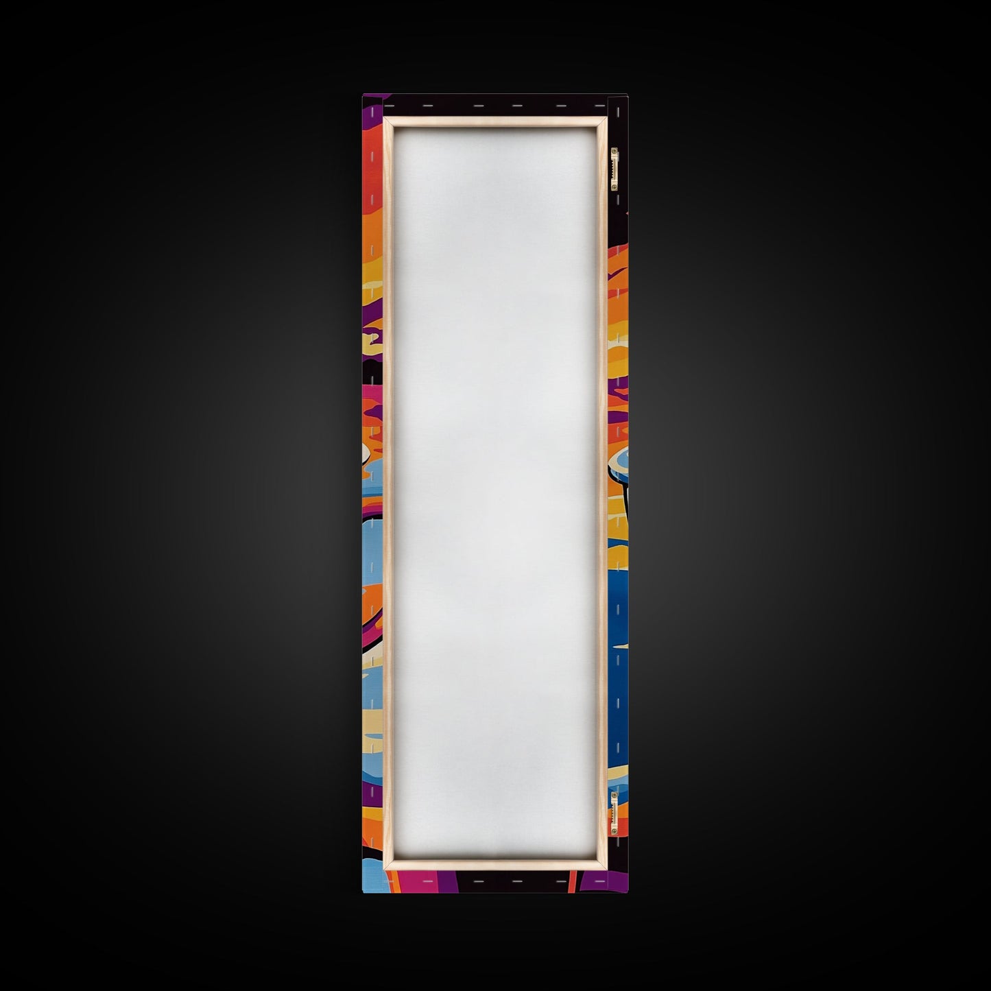 Coffee Cup, Rustic Kitchen Art, Warm Tones, Framed Canvas Print, Cozy Coffee Bar Wall Decor, Modern Kitchen Wall Art