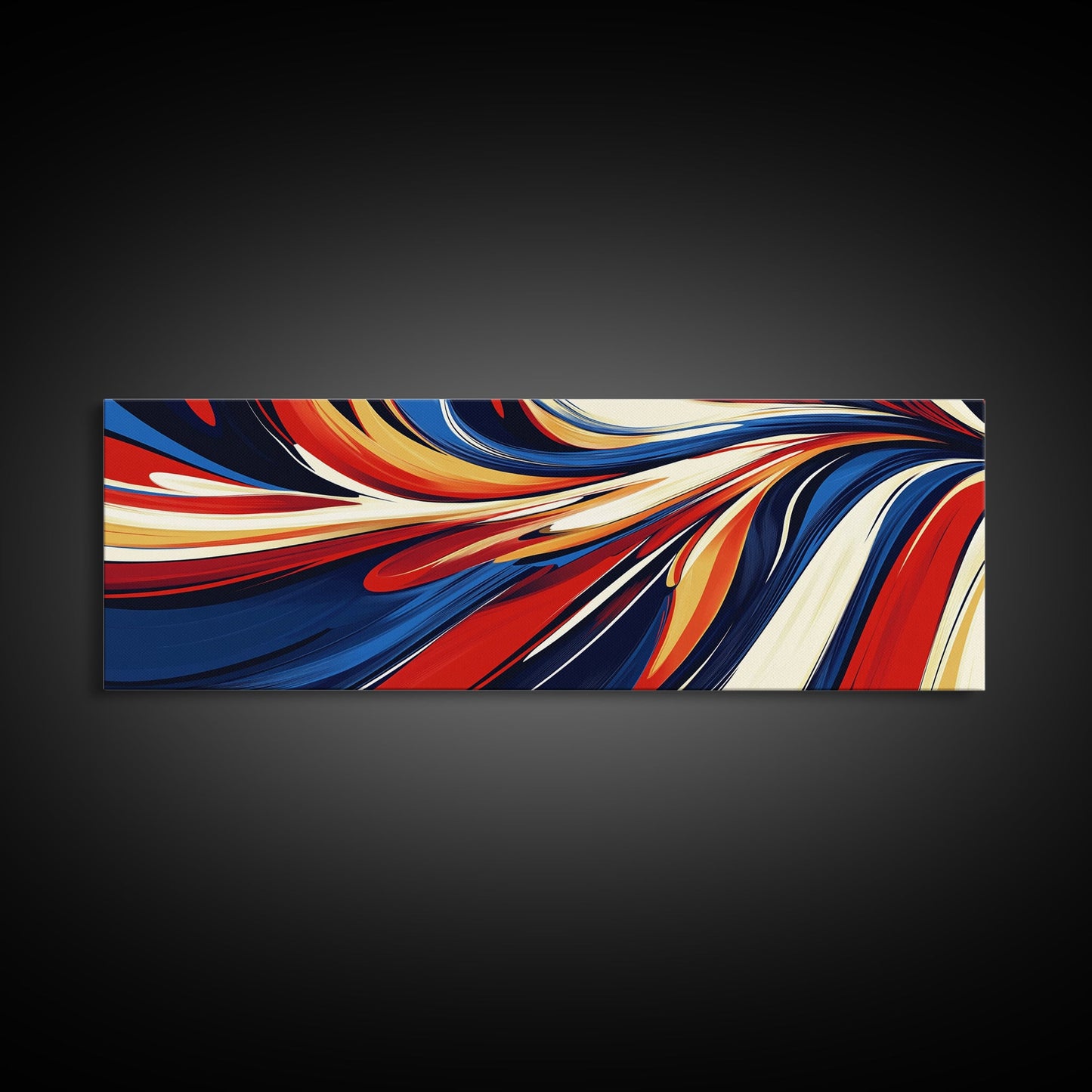 The Spiral - Framed Canvas Print - Midcentury Modern Home Decor