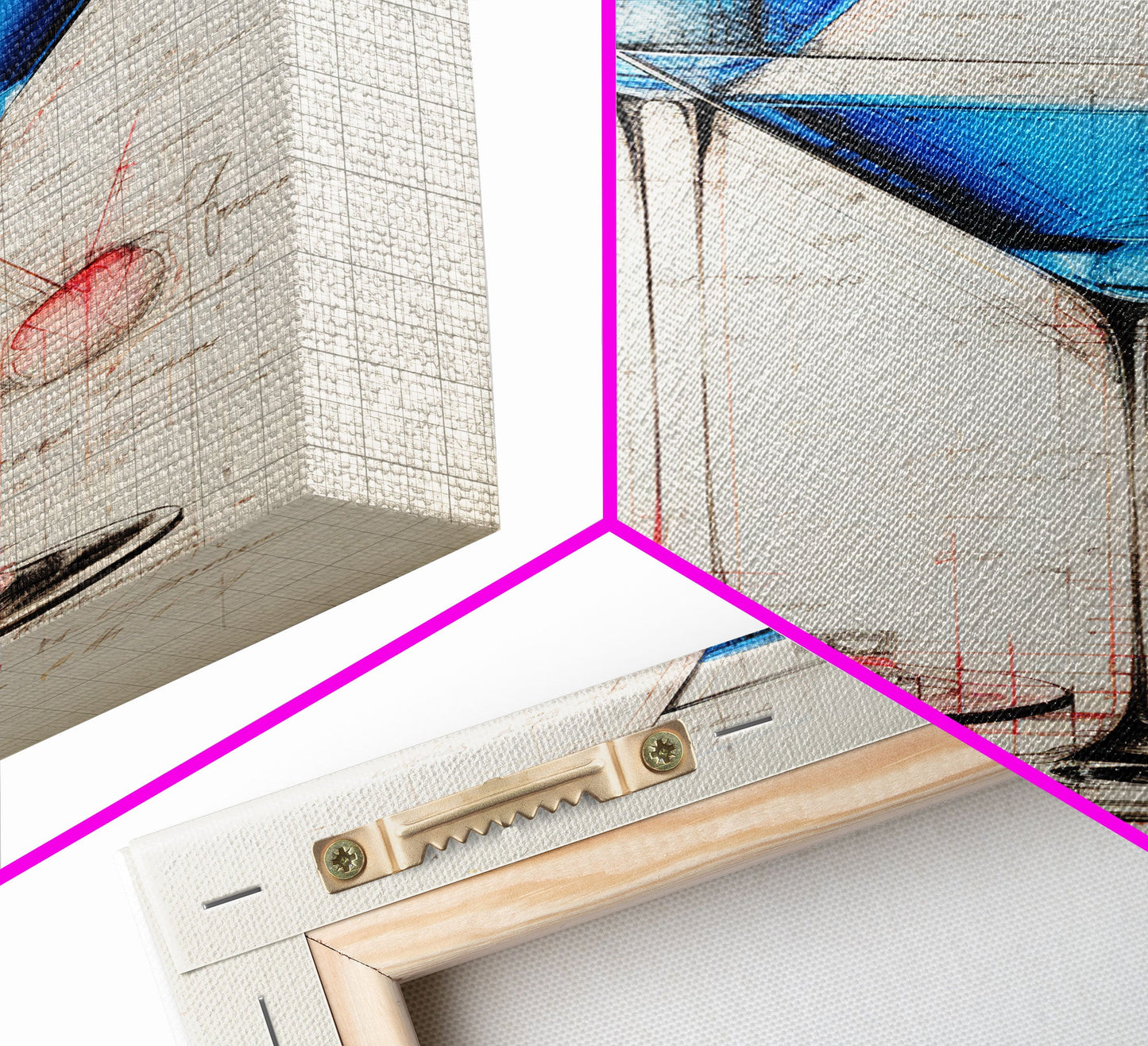 Cocktail Wall Art, Bar Cart Art, Alcohol Wall Art, Canvas Print, Wall Art, Vertical Art, Kitchen Wall Art, Best Friend Gifts, House Wall Art