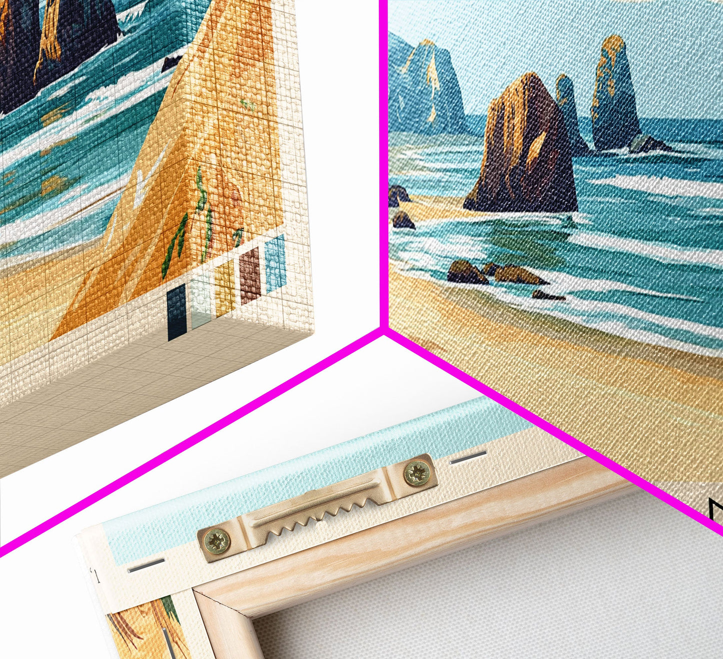 Bandon, Oregon Panoramic Print, Vacation Gift, Oregon Wall Art, Vacation Wall Art, Vacatation Memories, Beach Decor, Beach Or Lakehouse Art