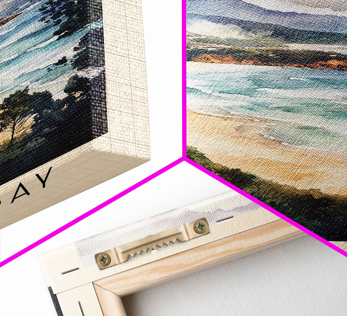 Coffee Bay, South Africa Watercolor Beach Print, Vacation Gift, South Africa Wall Art, Beach Painting, Beach Decor, Beach Painting