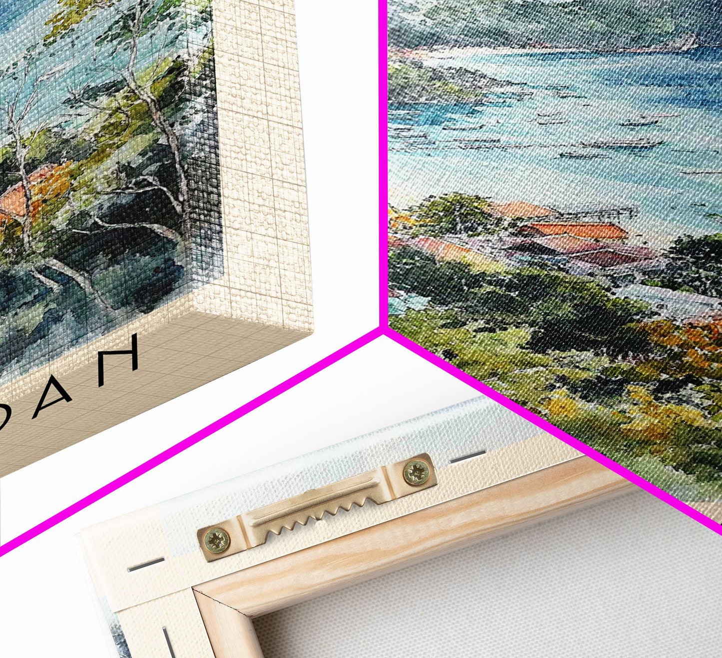 Koh Kradan, Thailand Watercolor Beach Print, Vacation Gift, Thailand Wall Art, Beach Painting, Beach Decor, Beach Painting