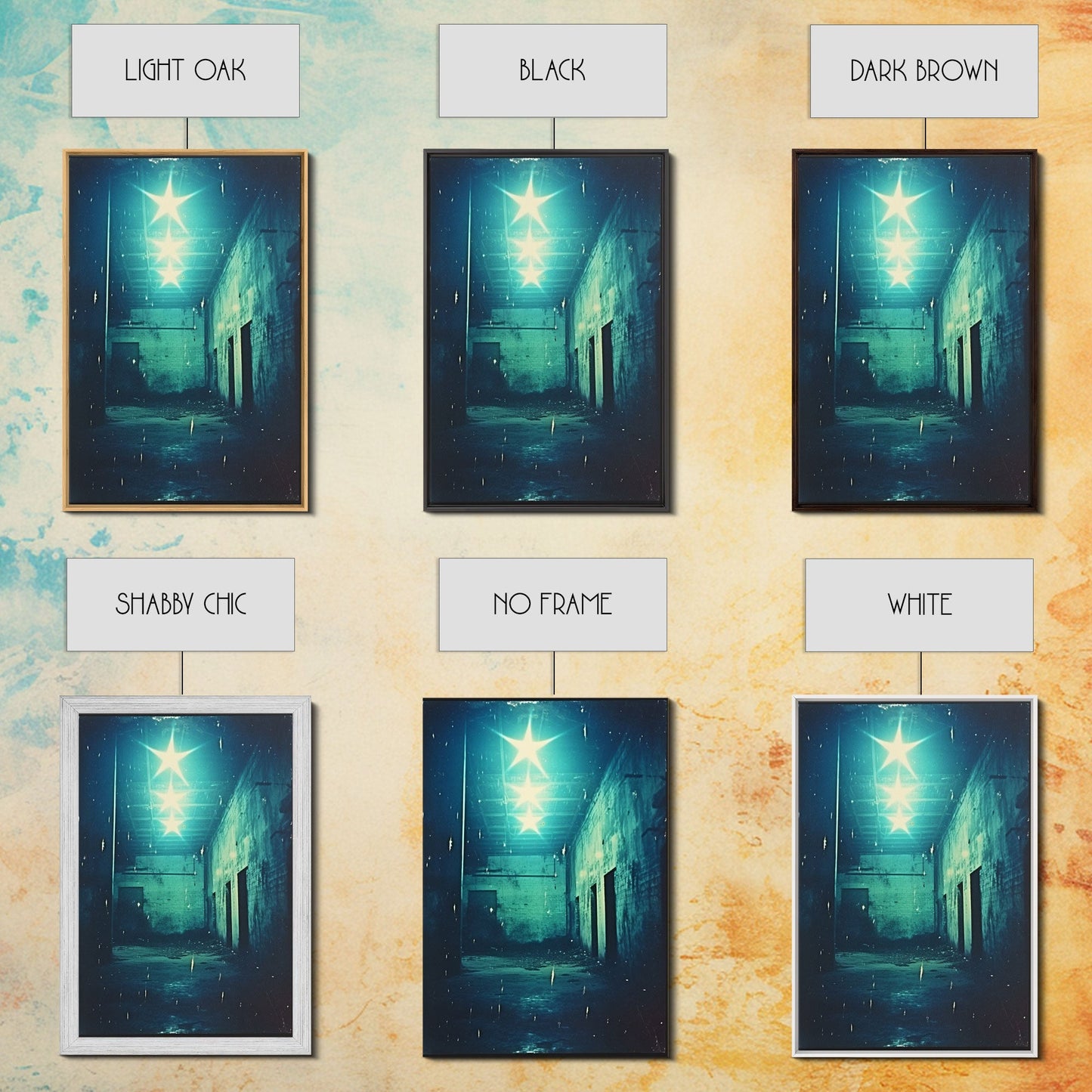 Abandoned Building, Spooky Art Print, Horror Home Decor, Canvas Print, Wall Hanging, Portrait Art, Anniversary Gift, Tiny House Decor