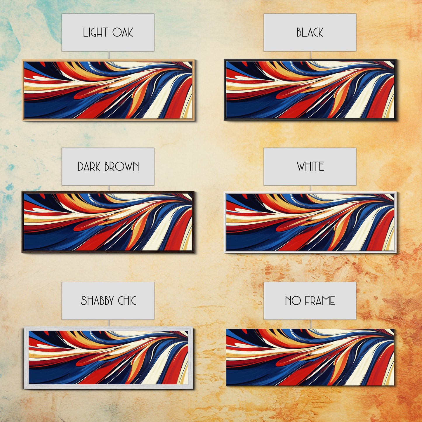 The Spiral - Framed Canvas Print - Midcentury Modern Home Decor