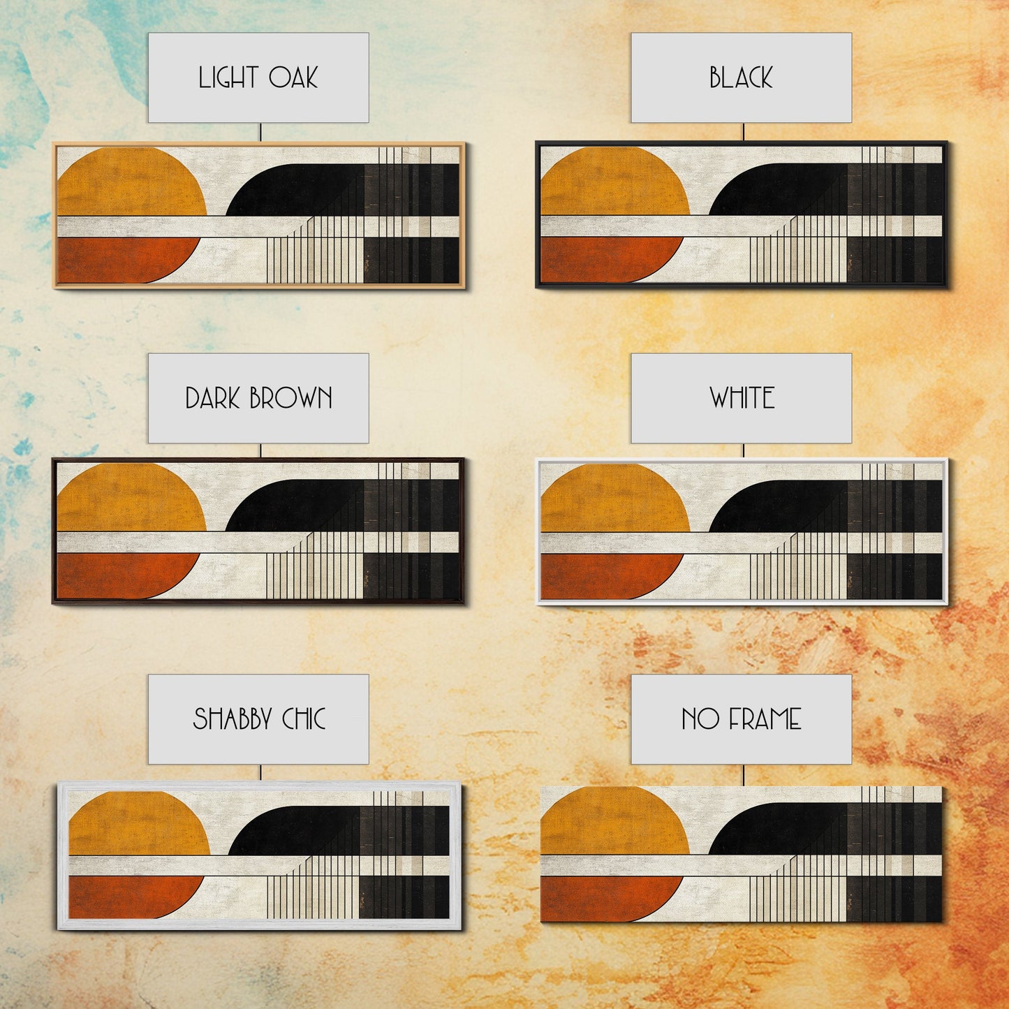 Art Deco Abstract Wall Art, Framed Canvas Print, Canvas Art, Earth Tons, Muted and Subdued Wall Art, Thought Provoking Abstract Art