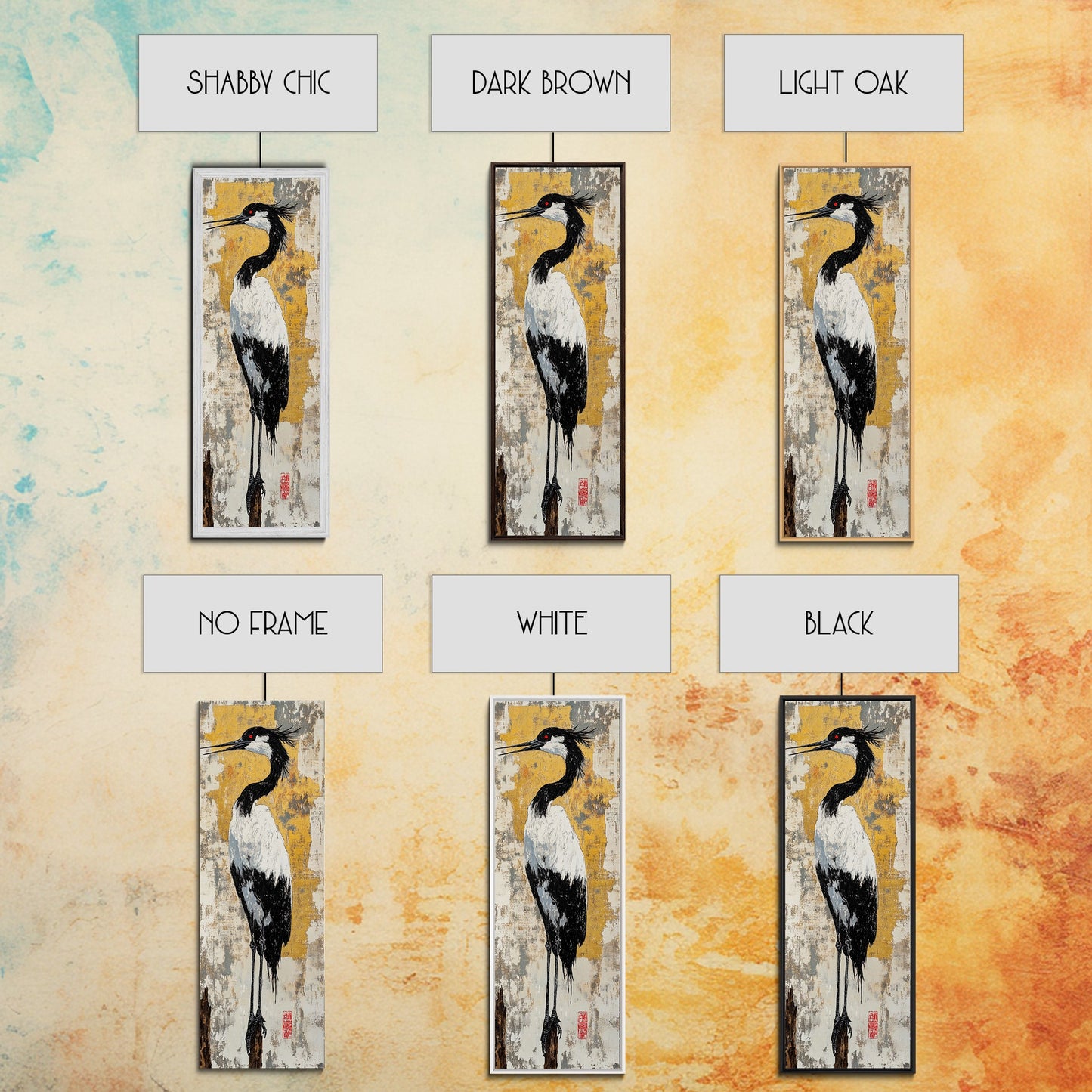 Wild Wolf Canvas Print Rustic Wall Art Tall Skinny Art for Bedroom Farmhouse Decor Animal Art Living Room Wall Art Gift Idea