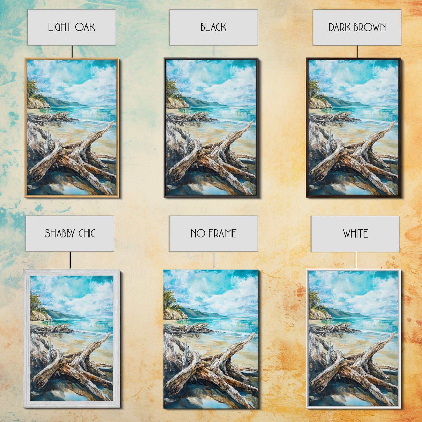 Beach, coastal painting, ocean painting, landscape painting, framed canvas print, lake Tahoe art, nautical wall art, beach house decor