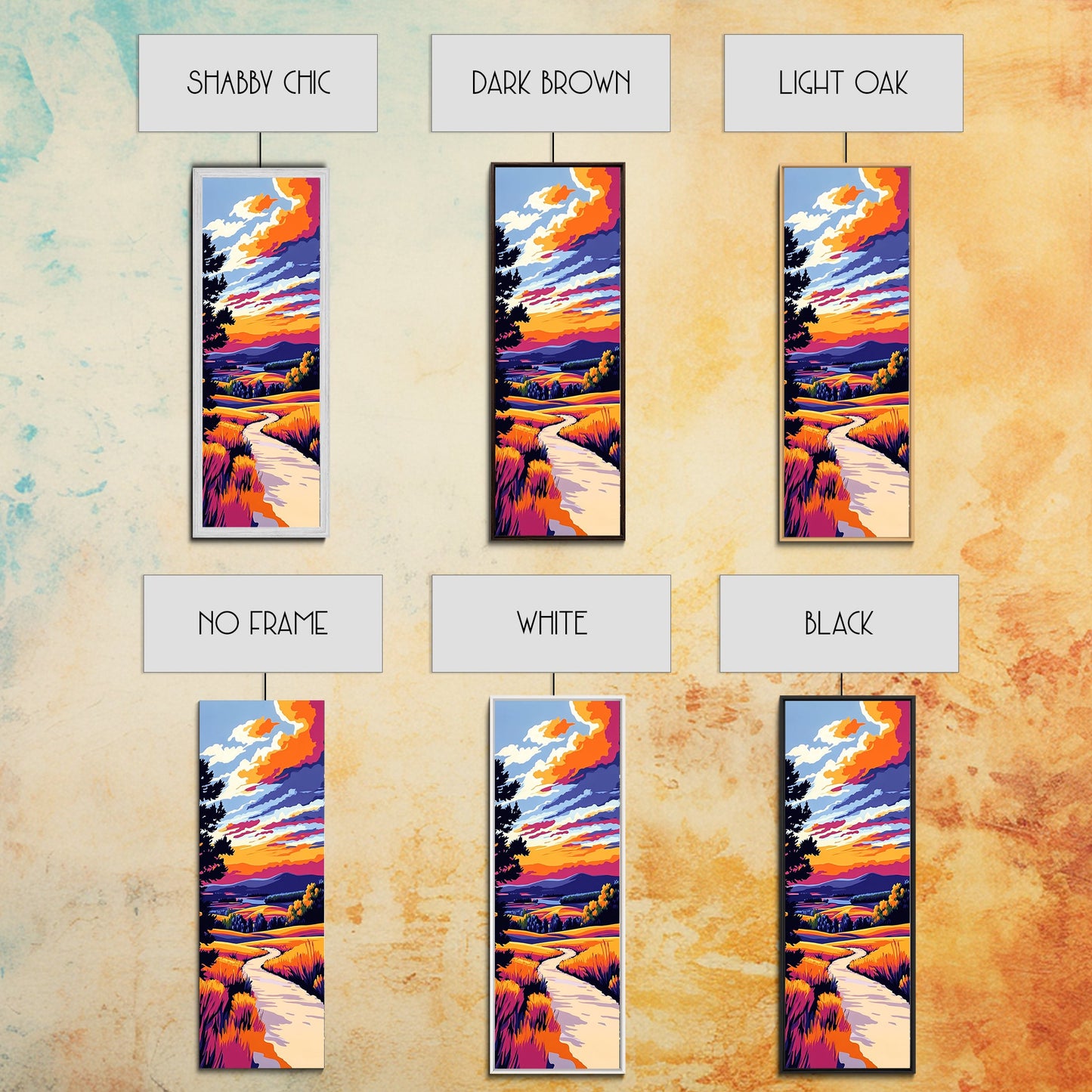 Nature Trail, Autumn Glow, Scenic Art, Canvas Print, Cozy Home Wall Art, Rustic Decor, Fall Landscape, Gift Idea