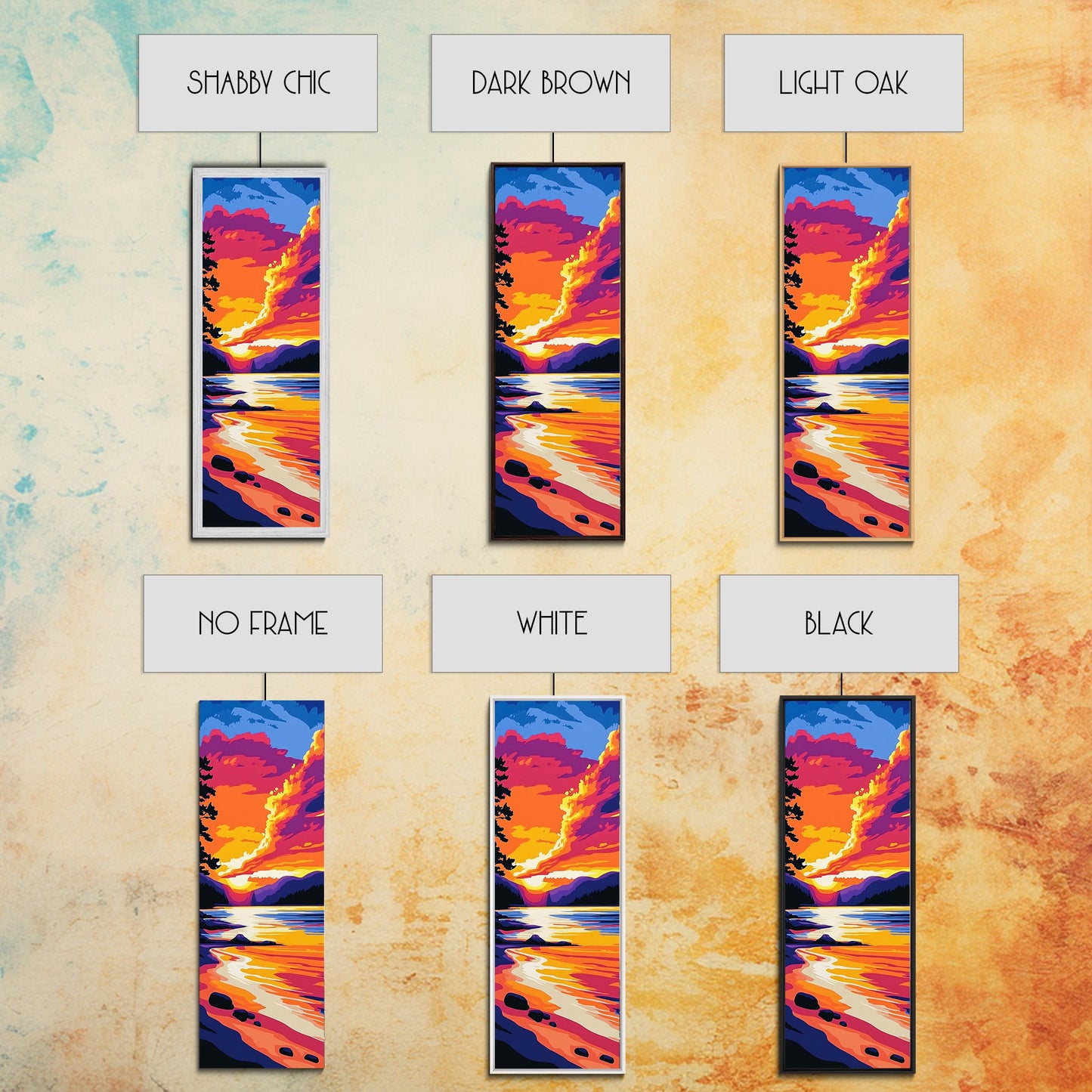 Pine Reflection, Forest Lake, Nature Art, Framed Canvas Print, Serene Landscape, Rustic Wall Art, Cabin Decor, Cozy Retreat