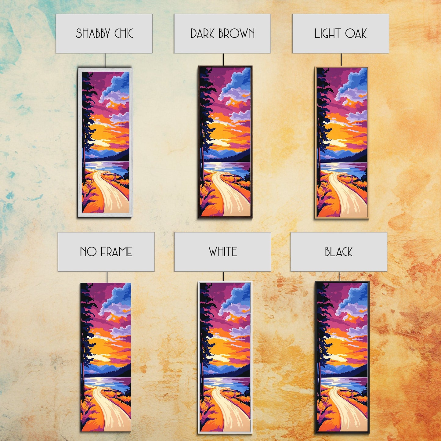 Autumn Lake, Fall Foliage Reflection, Cozy Cabin Decor, Seasonal Nature Artwork, Framed Canvas Print, Warm Tones, Woodland Scene