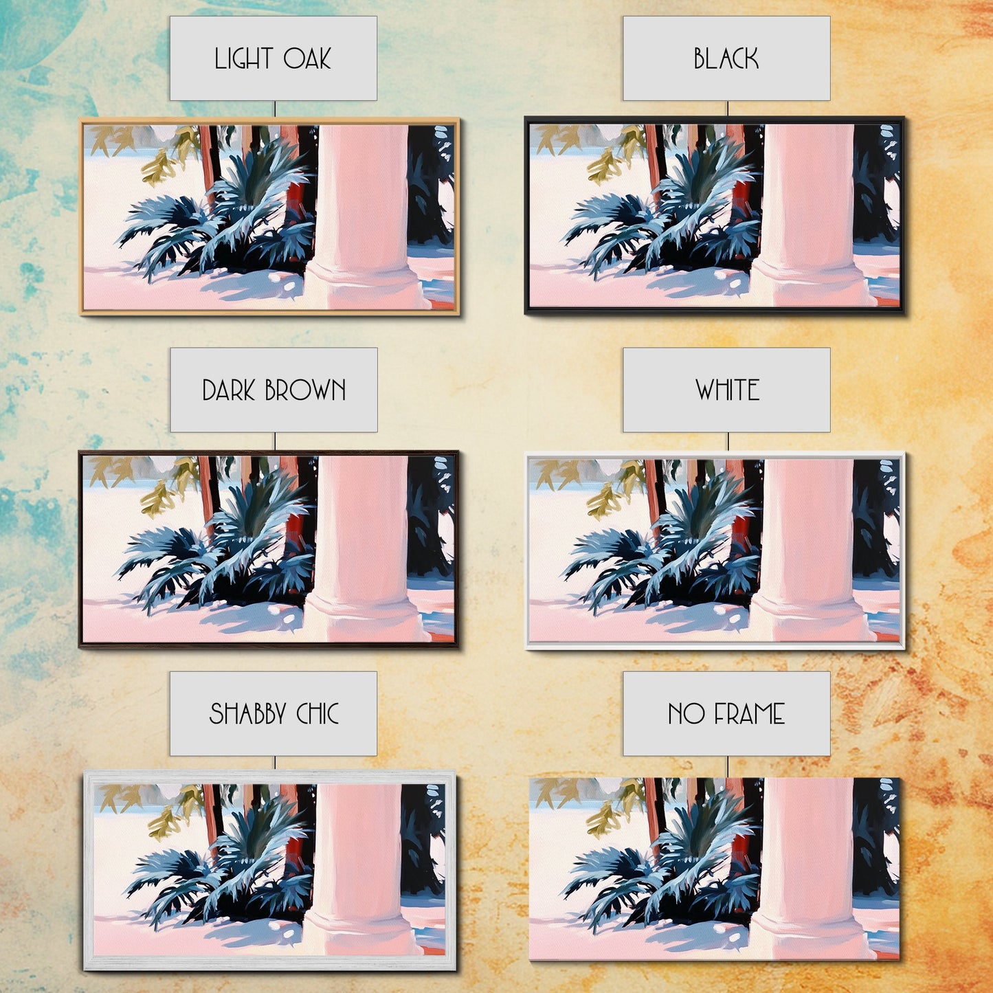 Palm Tree Painting, Coastal Tropical Art, Minimalist Summer Aesthetic, Soft Pastel Beach Decor, Boho Home Wall Art, Canvas Print