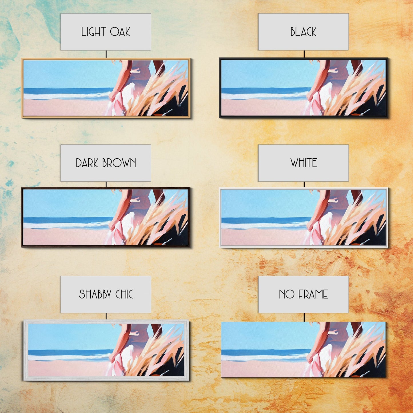 Meeresbrise, Küstenfrau, Kunst der Ruhe, Strandästhetik, Leinwanddruck, Boho-Wandkunst, Entspannende Schlafzimmerwanddekoration