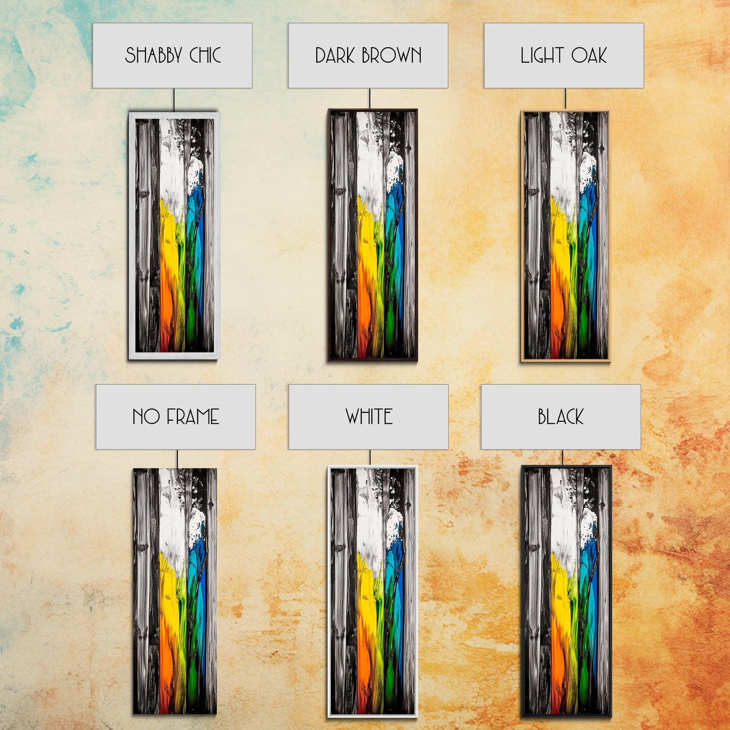 Rustic Wood, Vibrant Texture, Nature Inspired Art, Framed Canvas Print, Farmhouse Decor, Cozy Cabin Artwork, Statement Piece