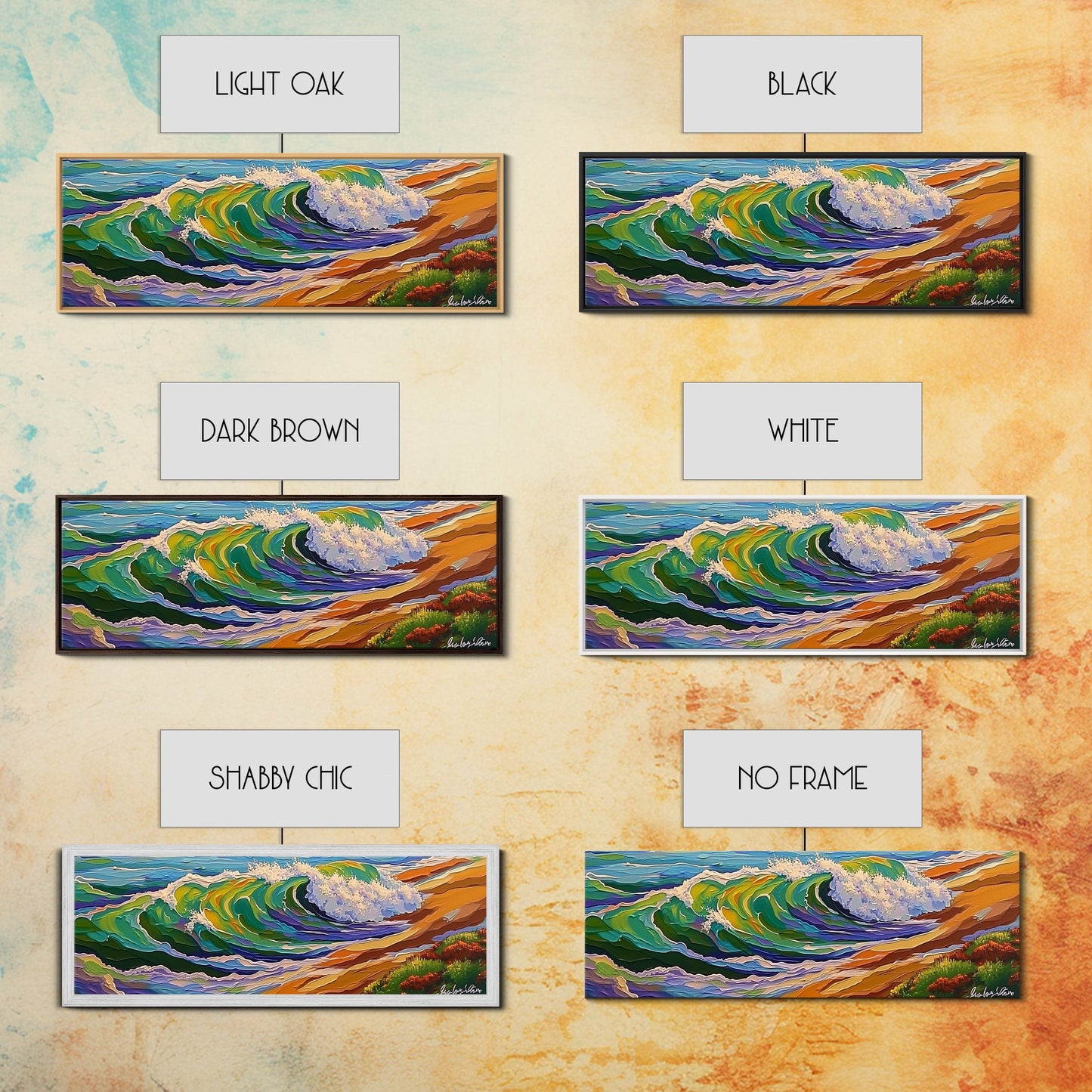 Ocean Wave, Coastal Vibes, Color Splash, Sea Breeze, Canvas Print, beach lover gift, surfing decor, beach house wall art