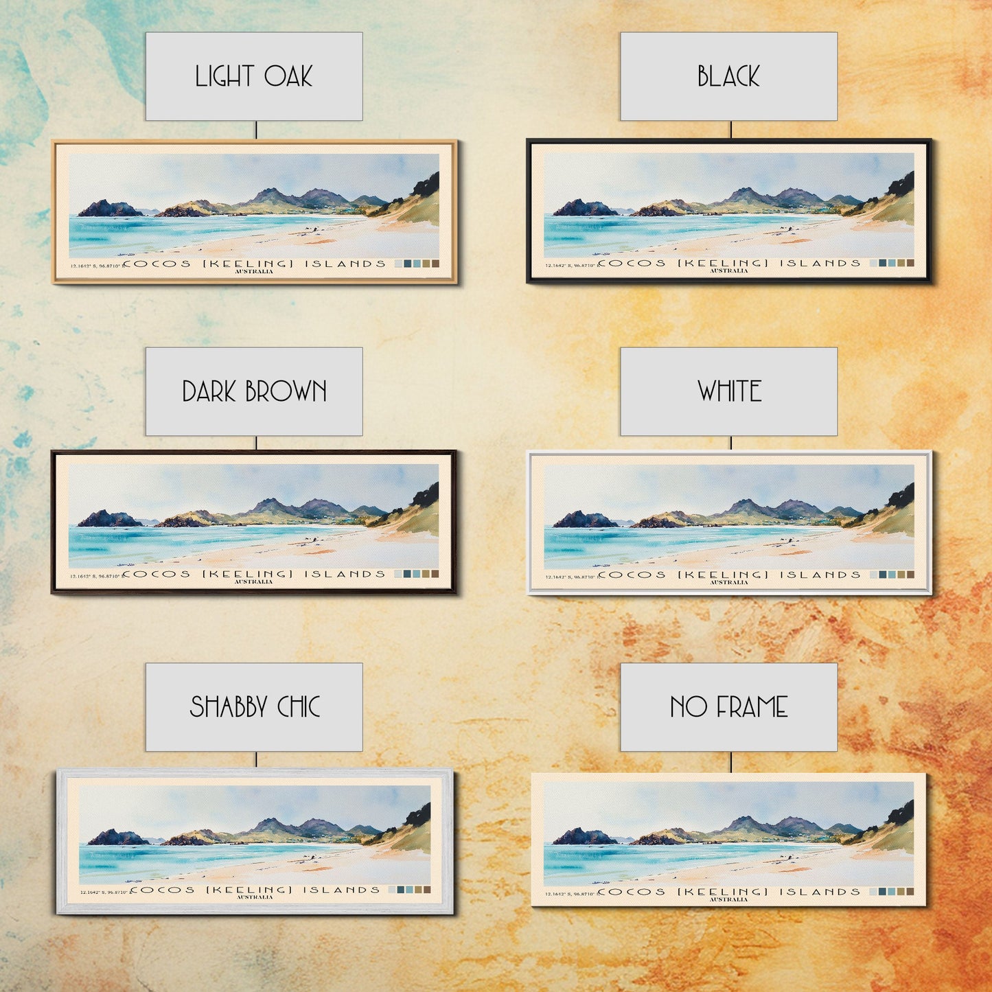 Coffee Bay, South Africa Watercolor Beach Print, Vacation Gift, South Africa Wall Art, Beach Painting, Beach Decor, Beach Painting