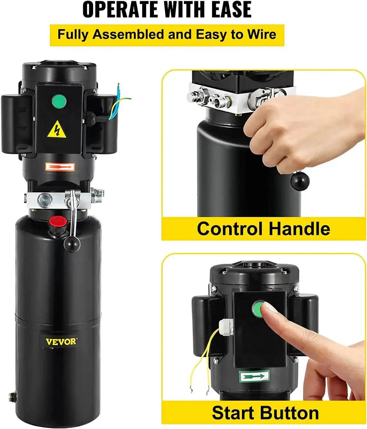 110V 2.64 Gallon Hydraulic Power Unit For Auto Lift Repair