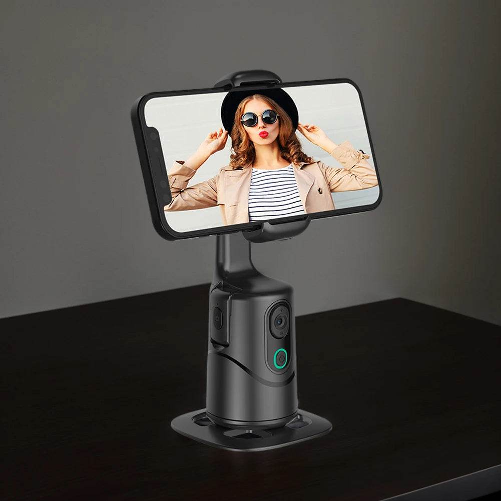Auto Face Tracking Tripod with Gesture Control for Tiktok