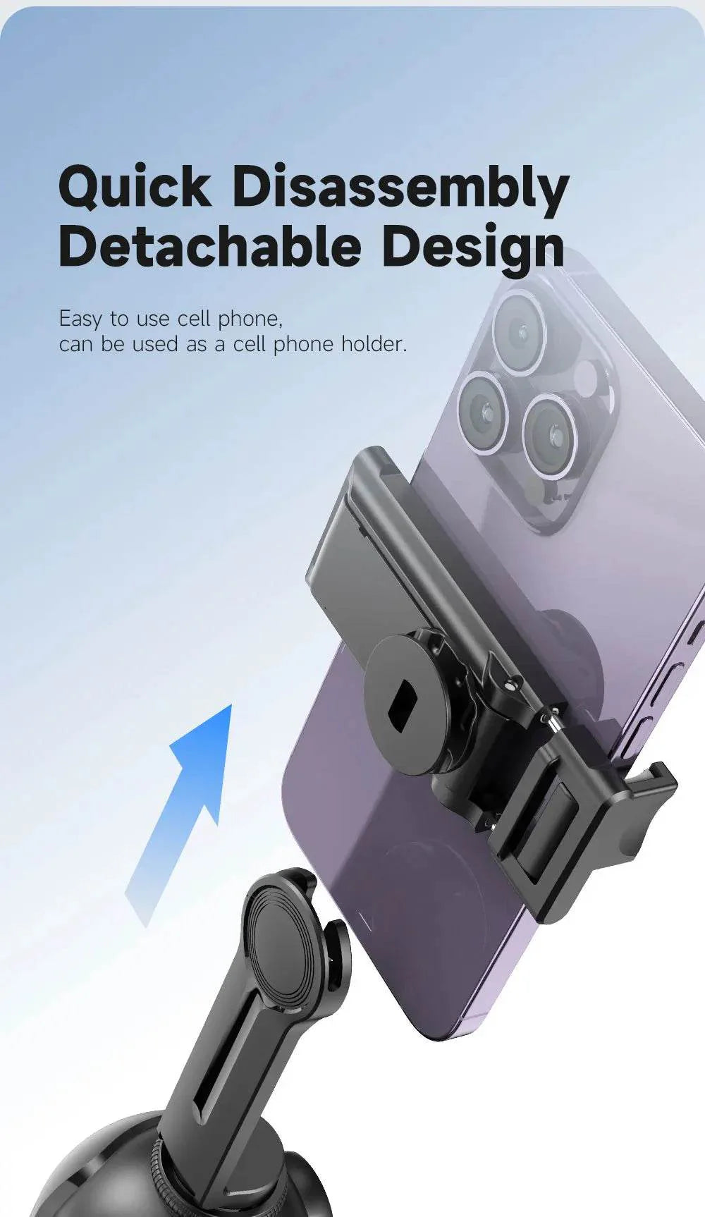 Selfieshow P03 Gimbal Stabilizer with 360 Rotation Tracking