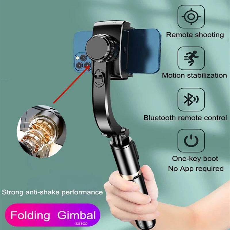 FGCLSY 2024 Gimbal Stabilizer Selfie Stick Tripod Monopod