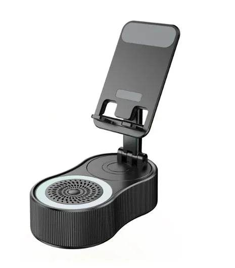 360° Rotatable Adjustable Phone Holder Wireless Speaker
