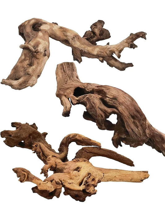 5-10CM Small Natural Tree Trunk Aquarium Decoration Ornament